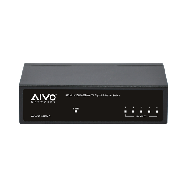 Avycon AVN-S05-1E04G 4+1 Port Gigabit Network Switch