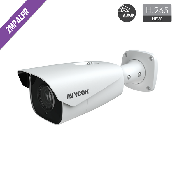 Avycon AVC-NBL21M-L1 H.265 Automated LPR 2MP 7-22mm Motorized Bullet IP Camera