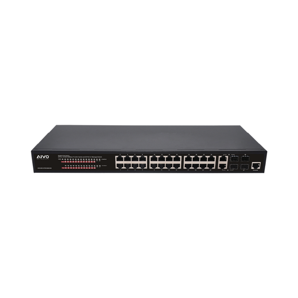 Avycon AVN-M28-2P2E24W450G 24-Port L2+ Full Managed Gigabit Poe Switch