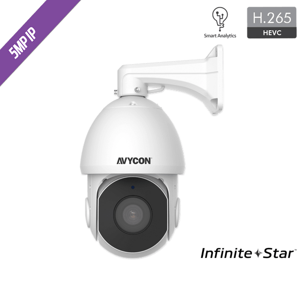 Avycon AVC-NPTZ51X42L 5MP Auto-Tracking H.265 Weatherproof 42X PTZ IP Camera