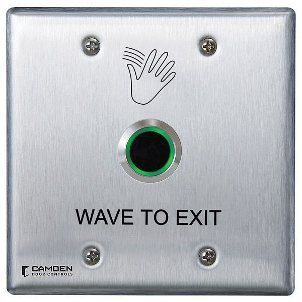 Camden CM-221/46W ValueWave Double Gang, 'Wave to Exit' Touchless Button