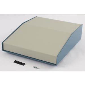 Hammond Manufacturing 1456KL3WHBU Sloped Aluminum Console Enclosure