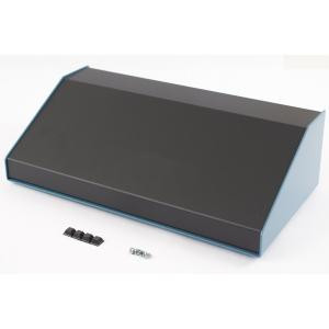 Hammond Manufacturing 1456PG4BKBU Sloped Aluminum Console Enclosure