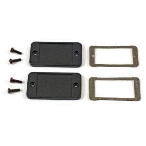 Hammond Manufacturing 1457CEP 1457C EMI/RFI end panels and gasket kit - 2/pack