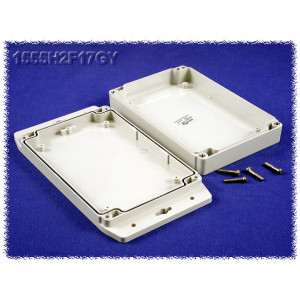Hammond Manufacturing 1555H2F17GY RAL7035 grey watertight plastic enclosure