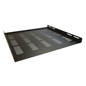 Hammond Manufacturing RZVS1918BK1 Four Post Mounting Zero Space Fixed Shelf