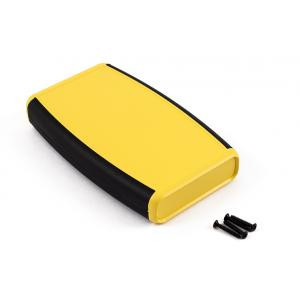 Hammond Manufacturing 1553DYLBK yellow ABS w/ black soft side hand held enclosure 5.80x3.50x0.98
