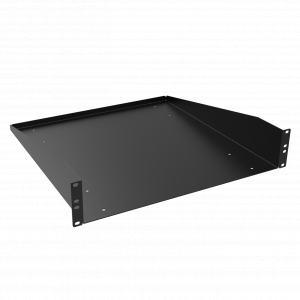 Hammond Manufacturing RASU190318BK1 2U Universal Rack Shelf