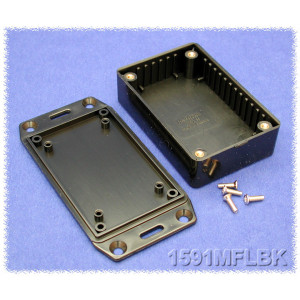 Hammond Manufacturing 1591MFLBK enclosure - plastic