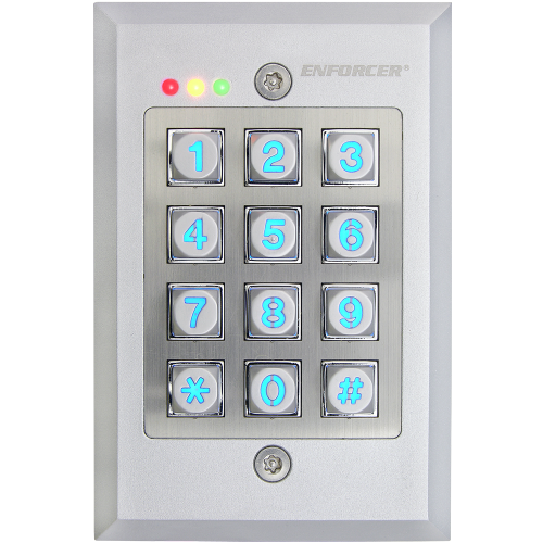 Seco-Larm SK-1123-FDQ Vandal Resistant Flush-Mount Access Control Keypad