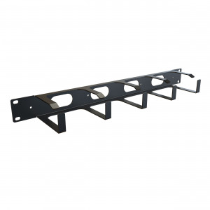 Hammond Manufacturing RB-HRM1 1U Horizontal Ring Cable Manager