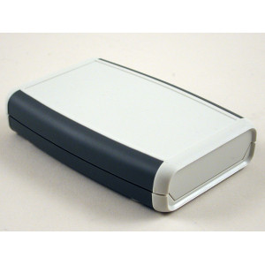 Hammond Manufacturing 1553WBGY grey ABS  w/ grey TPE side hand held watertight enclosure 4.62x3.11x0.95