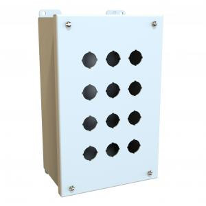 Hammond Manufacturing MPB12LG Type 12 Mild Steel Miniature Pushbutton Enclosure