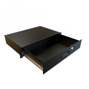 Hammond Manufacturing RDRW1900312BK1 Rack Mount Locking Storage Drawer