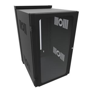 Hammond Manufacturing HWM2420U26WDBK 20U Swing-Out Sectional Window-Door Wall Mount Rack Cabinet
