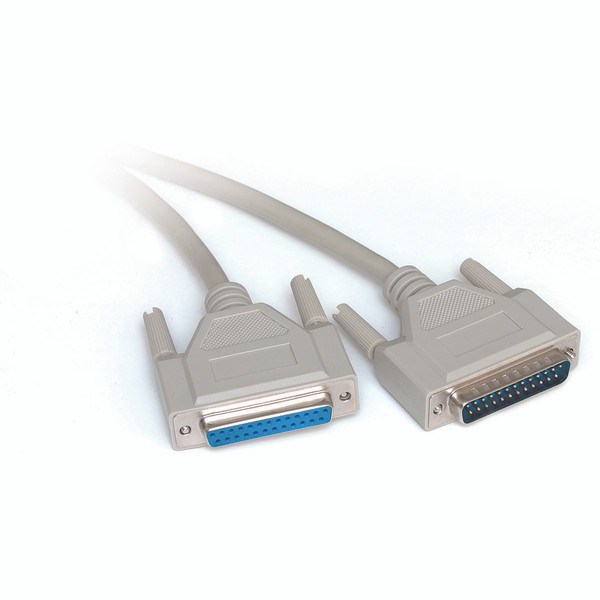 Quest NCC-5625 25ft. DB-25 (M) to DB-9 (F) Null Modem Cable