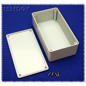 Hammond Manufacturing 1591DGY enclosure - plastic