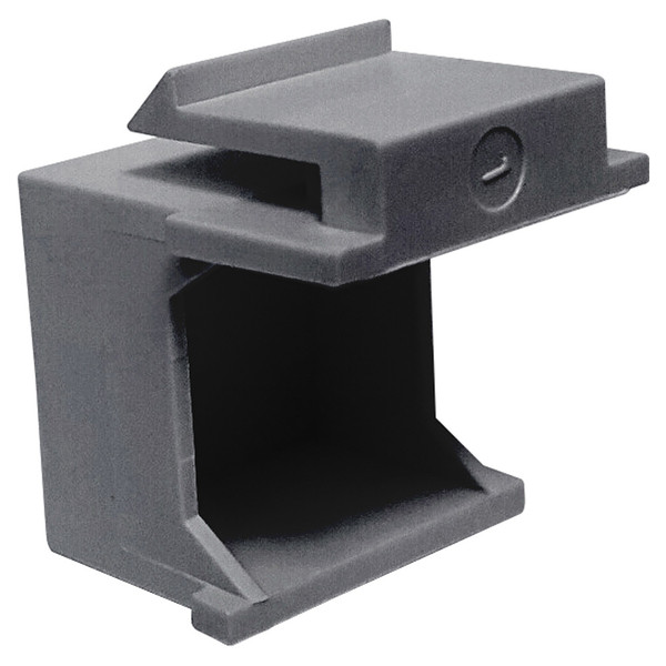 Quest NIN-1100 Gray Blank Keystone Insert, 5 Pack