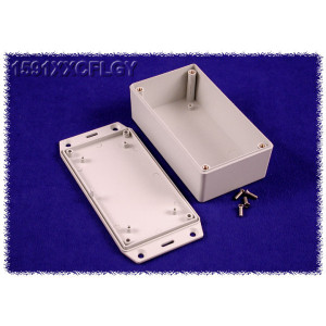 Hammond Manufacturing 1591XXCFLGY enclosure - plastic