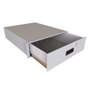 Hammond Manufacturing RDRW1900522LG1 Rack Mount Locking Storage Drawer