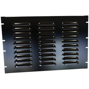Hammond Manufacturing PVLL19012BK2 7U Louvered Steel Rack Panel