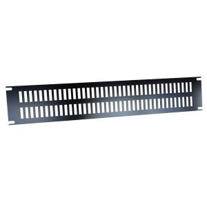 Hammond Manufacturing PVSS19003BK2 2U Slotted Aluminum Rack Panel