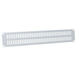 Hammond Manufacturing PVSA19003LG2 2U Slotted Aluminum Rack Panel