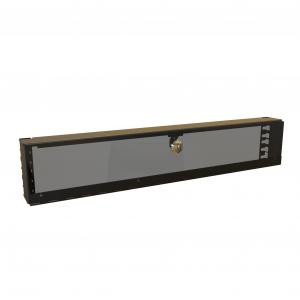 Hammond Manufacturing RMSC1902BK1 2U HINGED CLEAR COVER