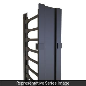 Hammond Manufacturing H1VFMC3042UBK Vertical Finger Cable Manager
