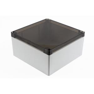 Hammond Manufacturing 1554WA2GYSL RAL7035 grey polycarb plastic watertight enclosure, smoked lid