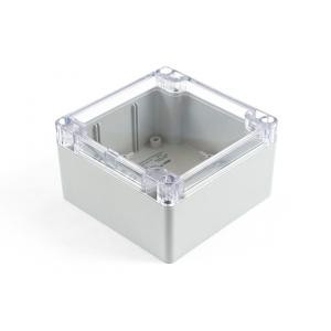 Hammond Manufacturing 1554L2GYCL RAL7035 grey polycarb plastic watertight enclosure, clear lid