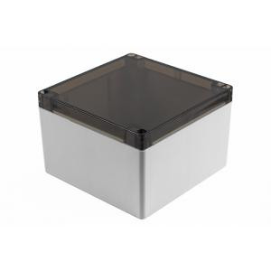 Hammond Manufacturing 1554QA2GYSL RAL7035 grey polycarb plastic watertight enclosure, smoked lid