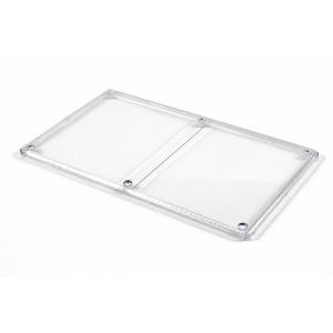 Hammond Manufacturing 1591EC lid - clear polycarbonate, made to fit 1591E enclosures