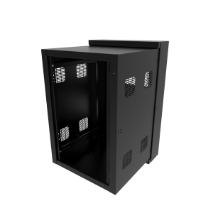 Hammond Manufacturing HWC2418U27BK 18U Swing-Out Sectional Wall Mount Rack Cabinet