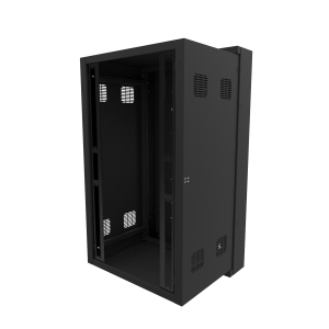 Hammond Manufacturing HWC3027U27BK 27U Swing-Out Sectional Wall Mount Rack Cabinet