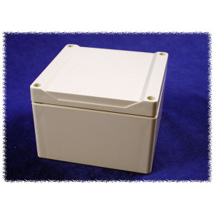 Hammond Manufacturing 1555P2GY RAL7035 grey watertight plastic enclosure