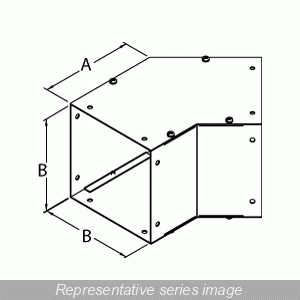 Hammond Manufacturing CWEL1045G 45-Degree Elbow