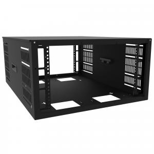 Hammond Manufacturing SDC246U31BK 6U  Slim Wall & Floor Rack Cabinet