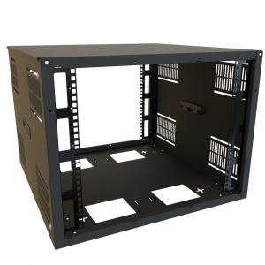 Hammond Manufacturing SDC249U24BK 9U  Slim Wall & Floor Rack Cabinet