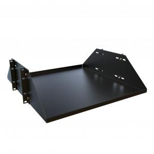 Hammond Manufacturing DNRMU19BK1 3U Two Post Mounting Deep Channel Solid Shelf