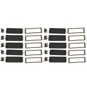 Hammond Manufacturing 1457JEP-10 1457J EMI/RFI end panels and gasket kit - 10/pack