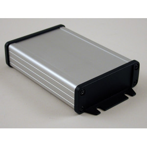 Hammond Manufacturing 1457J1202 watertight extruded aluminum enclosure flanged panels 4.73x3.30x1.12