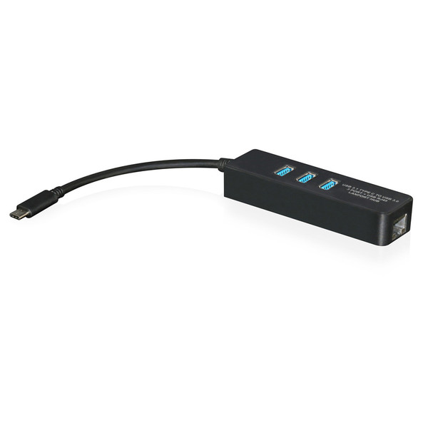 Quest NUB-6013 USB Type-C to 3-Port USB 3.0 & 1-Port Ethernet Adapter