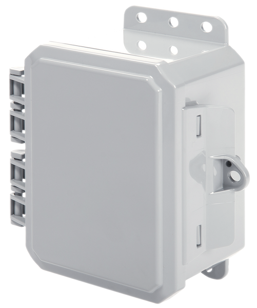 Integra P6044 6" x 4" x 4" High Impact Polycarbonate Hinged Enclosure