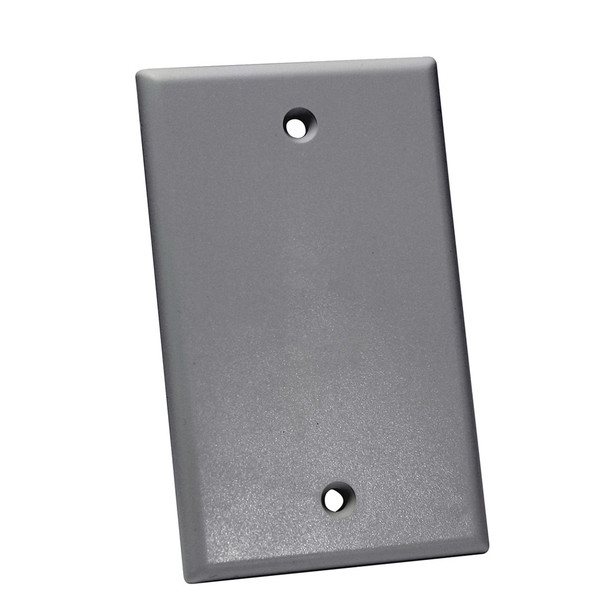 Quest NFP-1000 Single Gang Gray Blank Keystone Wall Plate