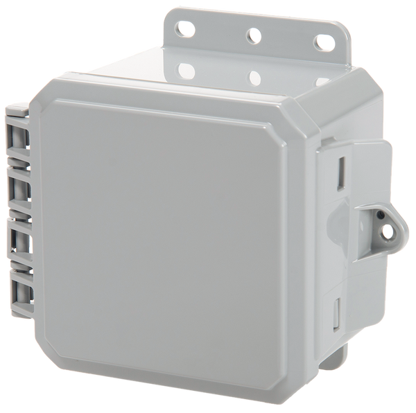 Integra P5053 5" x 5" x 3" High Impact Polycarbonate Hinged Enclosure