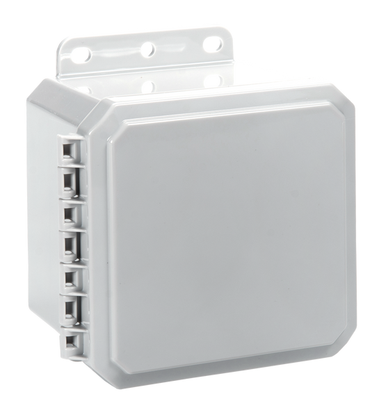 Integra P5053LP 5" x 5" x 3" High Impact Polycarbonate Hinged Enclosure