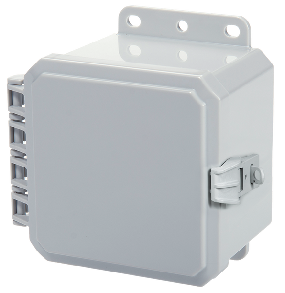Integra P5053NL 5" x 5" x 3" High Impact Polycarbonate Hinged Enclosure