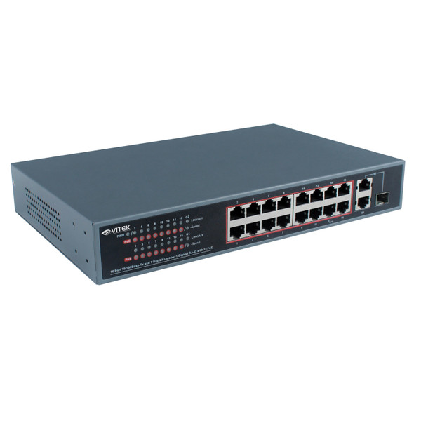 Vitek VT-16P200 18-Port Switch