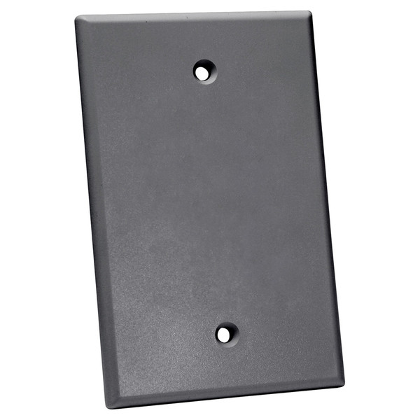 Quest NFP-5000 Single Gang Gray Blank Oversized Keystone Wall Plate